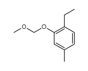 (2-ethyl-5-methylphenyl) methoxymethyl ether结构式