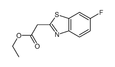 ethyl 2-(6-fluoro-1,3-benzothiazol-2-yl)acetate Structure