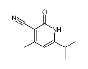 3-cyano-6-isopropyl-4-methyl-2(1H)-pyridinone Structure