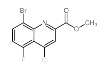8-溴-4-氯-5-氟喹啉-2-羧酸甲酯图片