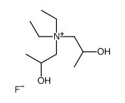 diethyl-bis(2-hydroxypropyl)azanium,fluoride Structure