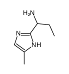 1-(4-methyl-1H-imidazol-2-yl)-1-propanamine(SALTDATA: 2HCl) Structure