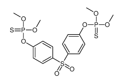 [4-(4-dimethoxyphosphinothioyloxyphenyl)sulfonylphenoxy]-dimethoxy-sulfanylidene-λ5-phosphane Structure