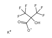 potassium 3,3,3-trifluoro-2-trifluoromethyl-2-hydroxypropionate Structure