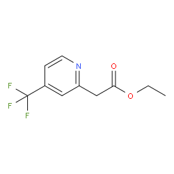 2-(4-(三氟甲基)吡啶-2-基)乙酸乙酯结构式