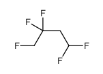 1,1,3,3,4-pentafluorobutane Structure