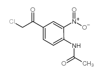 2-硝基-4-(2-氯乙酰基)-乙酰苯胺结构式