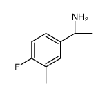 (S)-1-(4-氟-3-甲基苯基)乙胺结构式