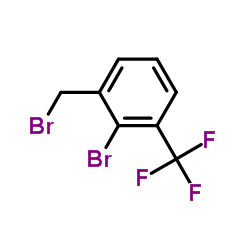 2-BROMO-3-TRIFLUOROMETHYLBENZYL BROMIDE Structure