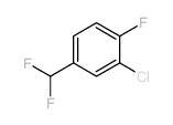 2-Chloro-4-(difluoromethyl)-1-fluorobenzene Structure