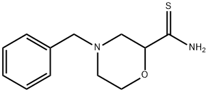4-苄基吗啉-2-硫代碳酰胺结构式