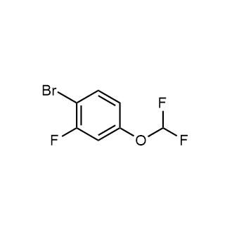1-Bromo-4-(difluoromethoxy)-2-fluorobenzene Structure