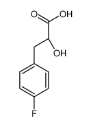 (R)-3-(4-氟苯基)-2-羟基丙酸结构式