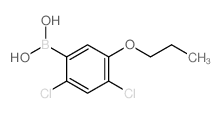 (2,4-Dichloro-5-propoxyphenyl)boronic acid Structure