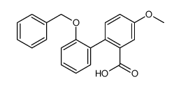 5-methoxy-2-(2-phenylmethoxyphenyl)benzoic acid Structure