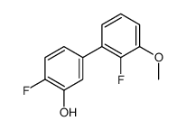 2-fluoro-5-(2-fluoro-3-methoxyphenyl)phenol结构式