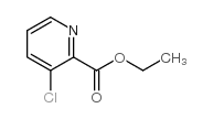 3-氯-2-吡啶羧酸乙酯结构式