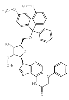 5'-O-DMT-2'-O-methyl-N6-phenoxyacetyl-D-adenosine Structure