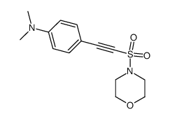 N,N-dimethyl-4-((morpholinosulfonyl)ethynyl)aniline Structure