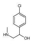 1-(4-chlorophenyl)-2-(methylamino)ethanol Structure