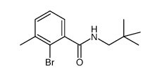 2-bromo-3-methyl-N-neopentylbenzamide Structure
