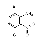 2-BROMO-5-CHLORO-3-NITROPYRIDIN-4-AMINE Structure