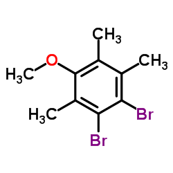 1,2-二溴-4-甲氧基-3,5,6-三甲苯结构式