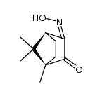 (1R,4S)-3-hydroxyimino-1,7,7-trimethylbicyclo[2.2.1]heptan-2-one结构式