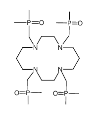 tetraoxyde 1,4,8,11-tetraazacyclotetradecane-1,4,8,11-tetra(methylenedimethylphosphine) Structure