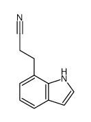 7-(2-cyanoethyl)indole结构式