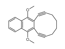 1,4-Dimethoxynaphtho[3,4-b]cyclodec-3-ene-1,3-diyne结构式