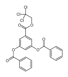 2,2,2-trichloroethyl 3,5-dibenzoyloxybenzoate Structure