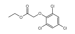ethyl 2-(2,4,6-trichlorophenoxy)acetate Structure