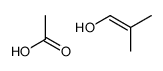 acetic acid,2-methylprop-1-en-1-ol structure