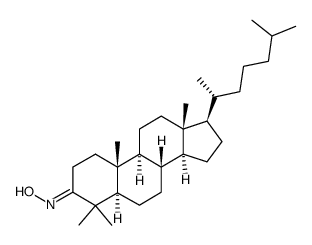 4,4-Dimethyl-5α-cholestan-3-one oxime结构式