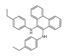9-N,10-N-bis(4-ethylphenyl)phenanthrene-9,10-diamine结构式