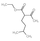 Hexanoic acid,2-acetyl-5-methyl-, ethyl ester结构式