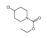4-氯-1-哌啶甲酸乙酯结构式