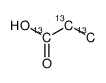 丙酸-13C3结构式
