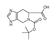(6S)-5-[(2-methylpropan-2-yl)oxycarbonyl]-3,4,6,7-tetrahydroimidazo[4,5-c]pyridine-6-carboxylic acid Structure