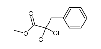 2,2-Dichlor-3-phenyl-propionsaeure-methylester结构式