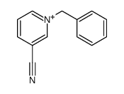 1-benzylpyridin-1-ium-3-carbonitrile Structure