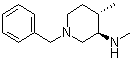 (3R,4S)-N,4-Dimethyl-1-(phenylmethyl)-3-piperidinamine Structure