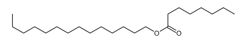 tetradecyl octanoate Structure