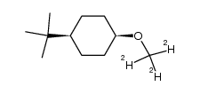cis-4-tert-butyl-1-(d3-methoxy)cyclohexane结构式