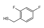 Benzenemethanethiol, 2,4-difluoro- (9CI) Structure