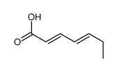 hepta-2,4-dienoic acid Structure