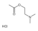 2-(dimethylamino)ethyl acetate,hydrochloride结构式