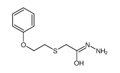 (2-苯氧基乙基硫代)乙酸肼结构式
