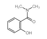 2-羟基-N,N-二甲基苯甲酰胺结构式